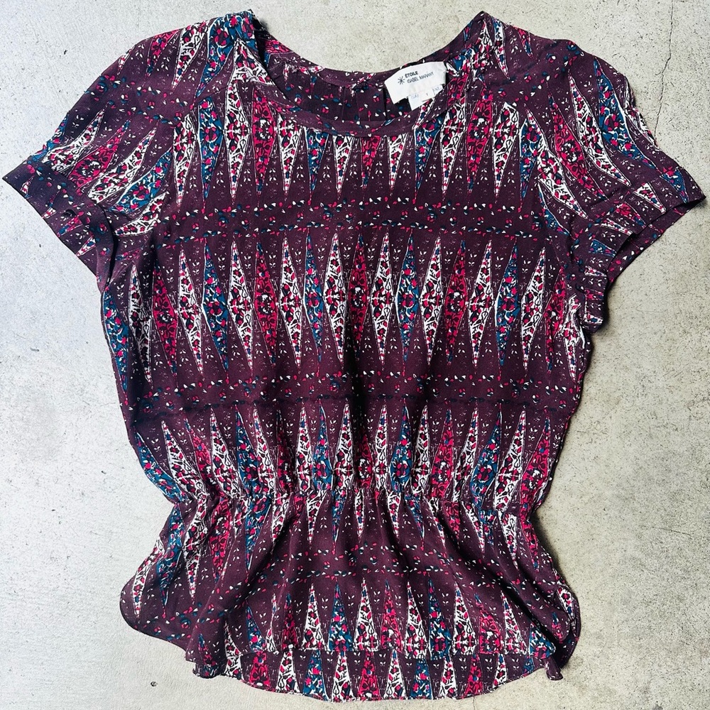 Isabel Marant Etoile
Pure silk blouse with peplum
NWOT
FR size 1 = US 2 or XS